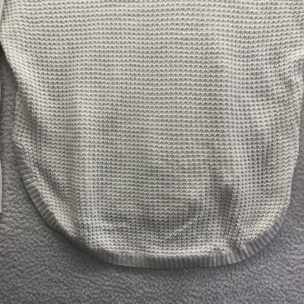 Vince Camuto Sweater Womens XS White Soft Knit Pullover Long Sleeve Active Chore - Picture 11 of 15